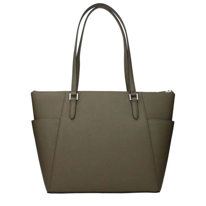 Michael Kors Green Leather Shoulder Bag
