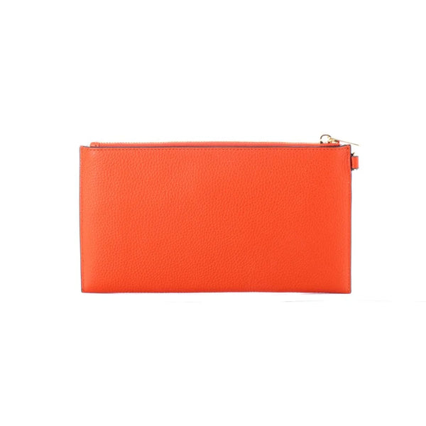 Michael Kors - Orange Leather Clutch Bag