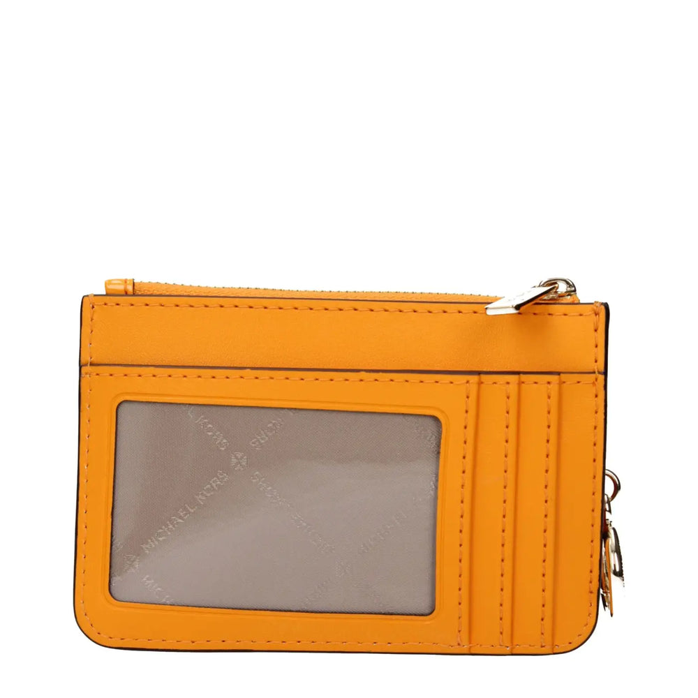 Michael Kors Orange Leather Wallet