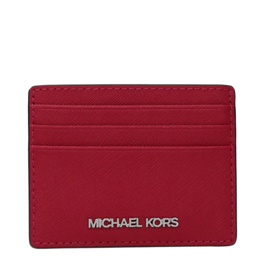 Michael Kors Red Leather Cardholder