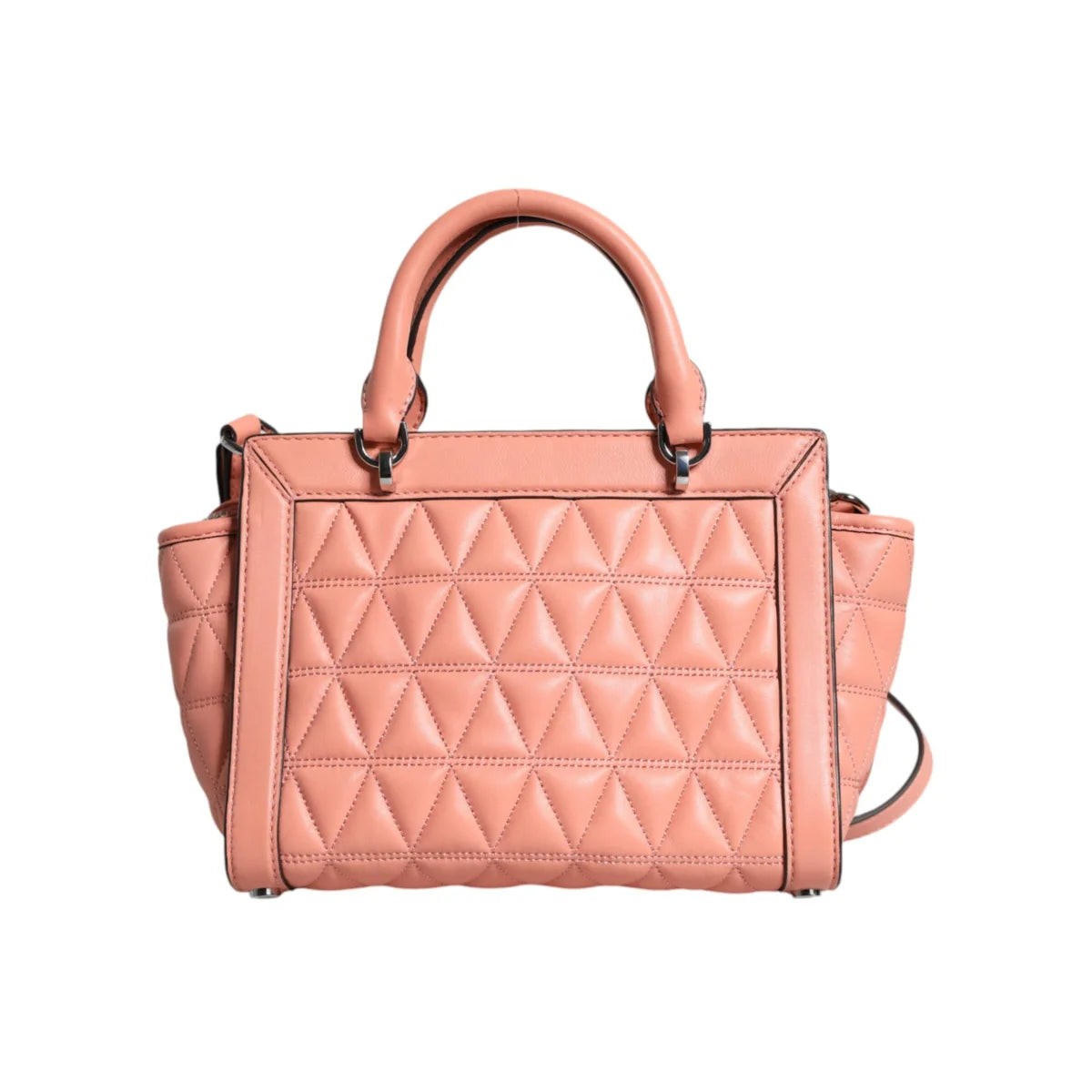 Michael Kors Vivianne Messenger Diamond Quilted Leather Bag