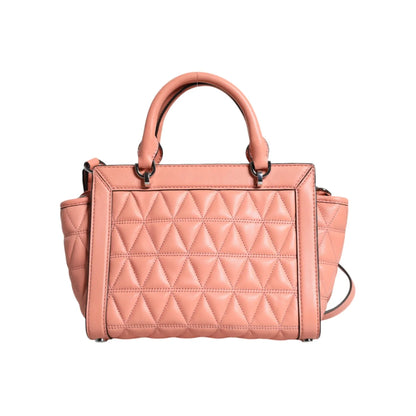 Michael Kors Vivianne Messenger Diamond Quilted Leather Bag