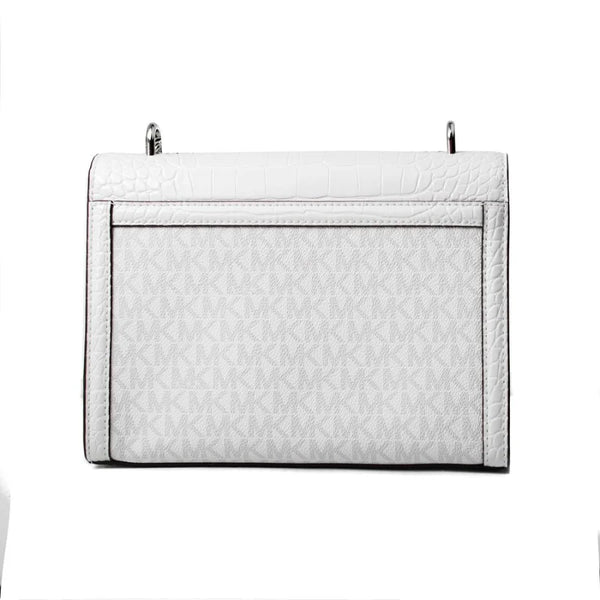 Michael Kors - White Canvas Crossbody Bag