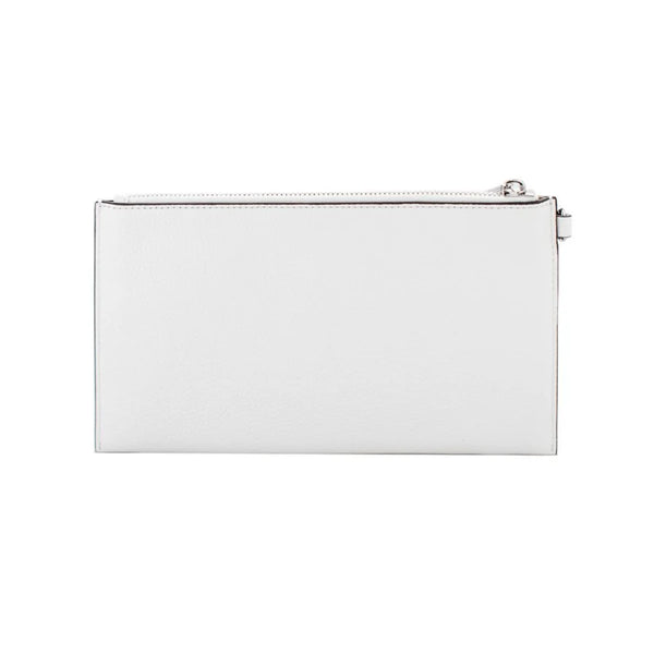 Michael Kors - White Leather Clutch Bag