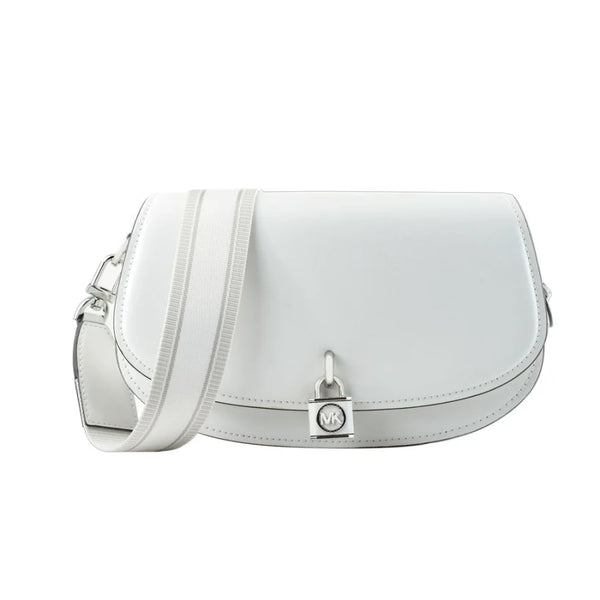 Michael Kors - White Leather Shoulder Bag