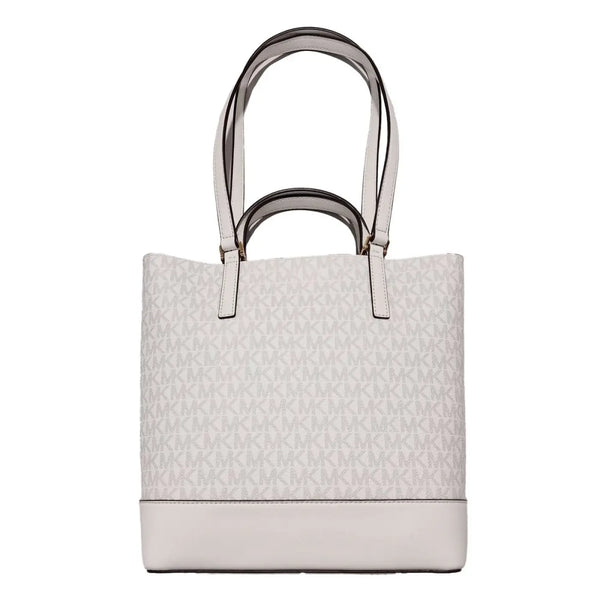 Michael Kors - White Leather Tote Bag