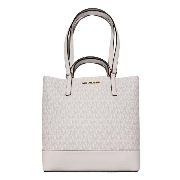 Michael Kors - White Leather Tote Bag
