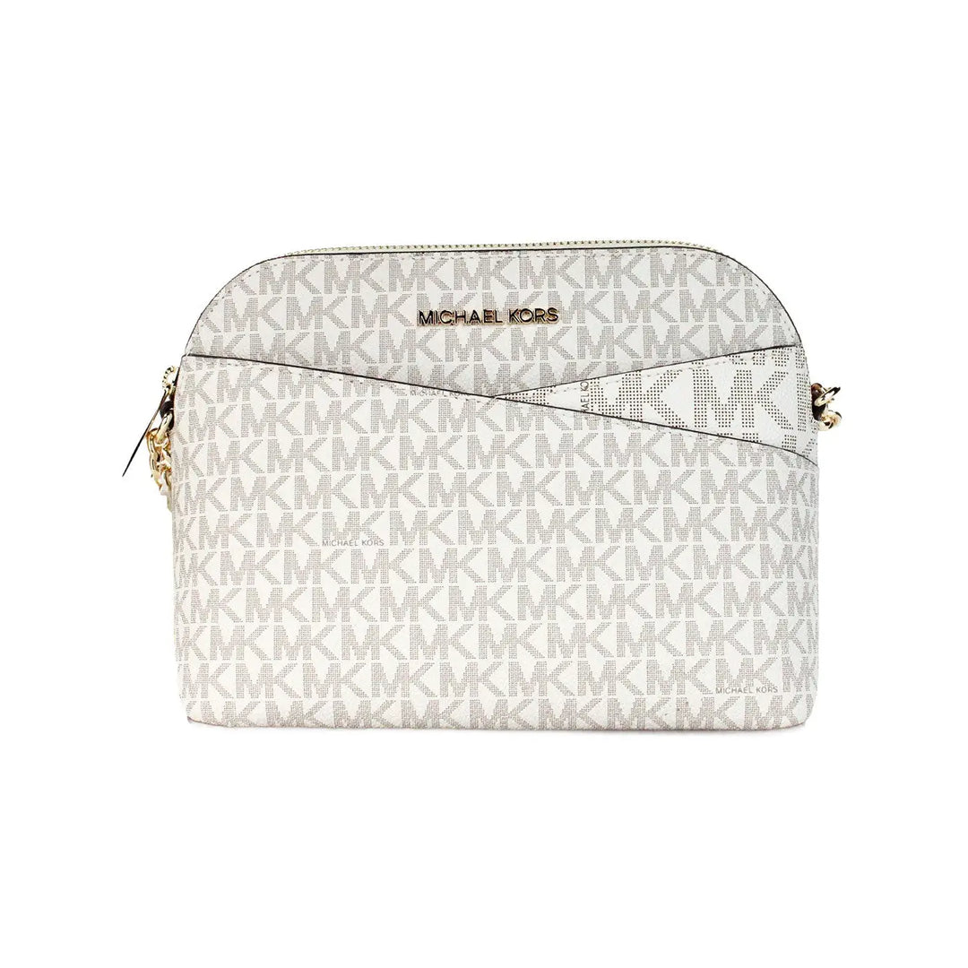 Michael Kors Women’s Back Slip Pocket Signature Canvas Crossbody Bag