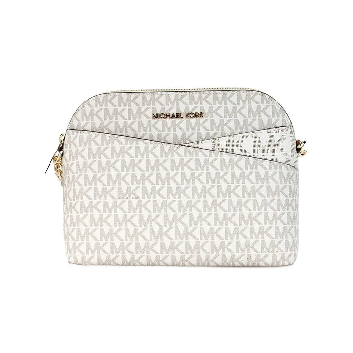 Michael Kors Women’s Back Slip Pocket Signature Canvas Crossbody Bag