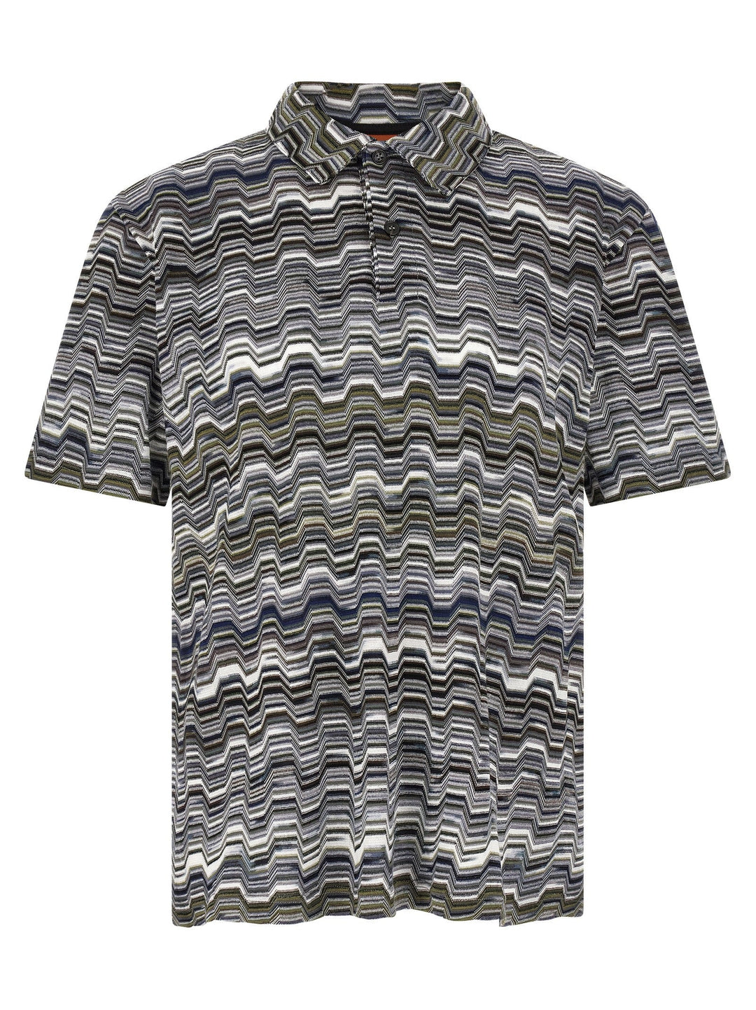Missoni Bicolor Cotton Polo Shirt
