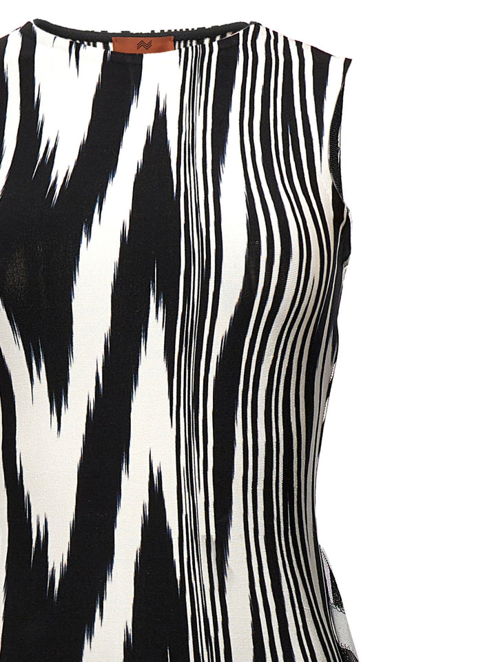 Missoni Bicolor Viscose Bodysuit