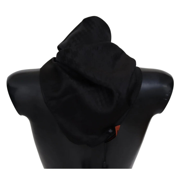 Missoni Black Wool Knit Unisex Neck Wrap Shawl Scarf