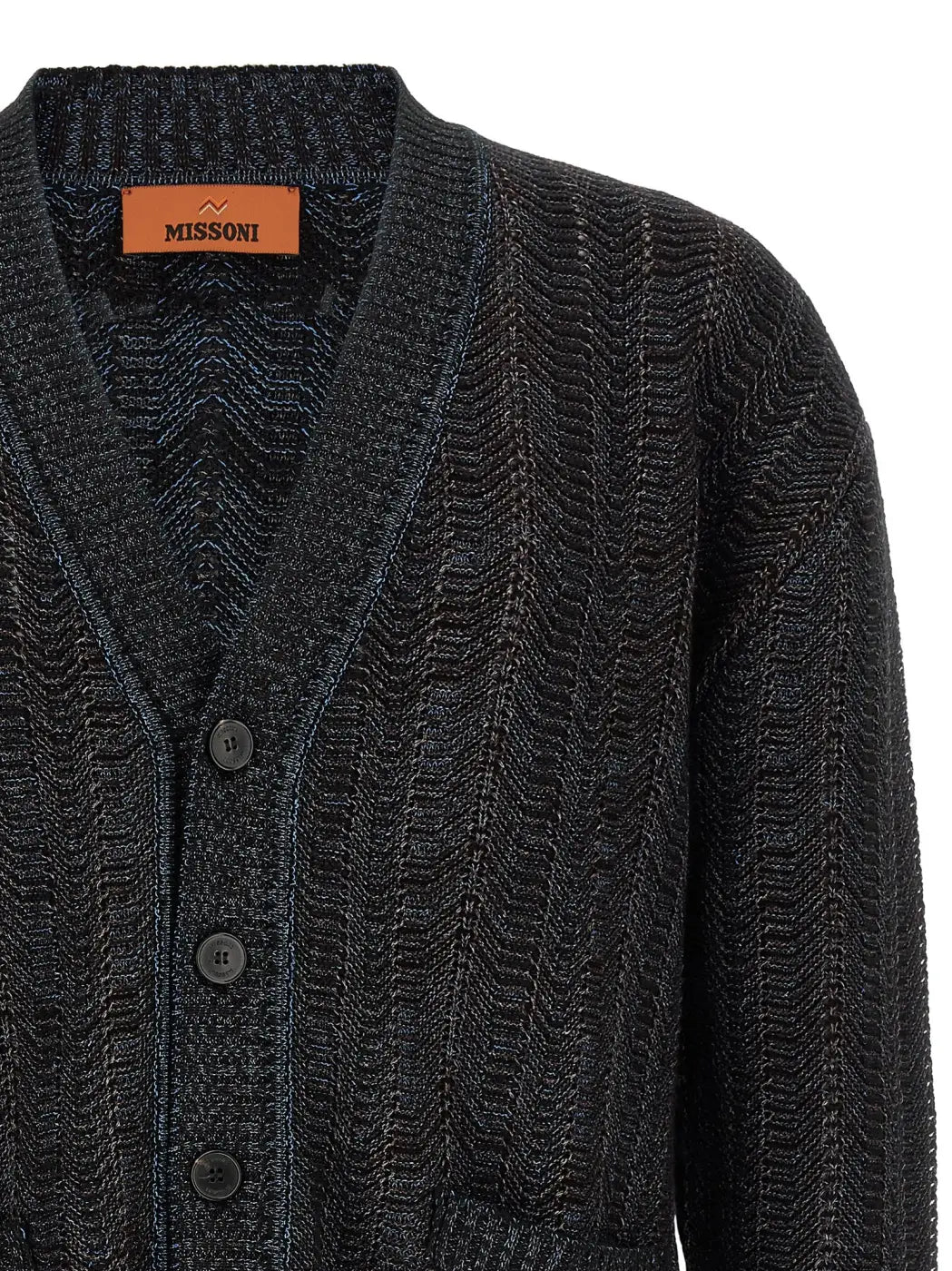 Missoni Blue Viscose Cardigan