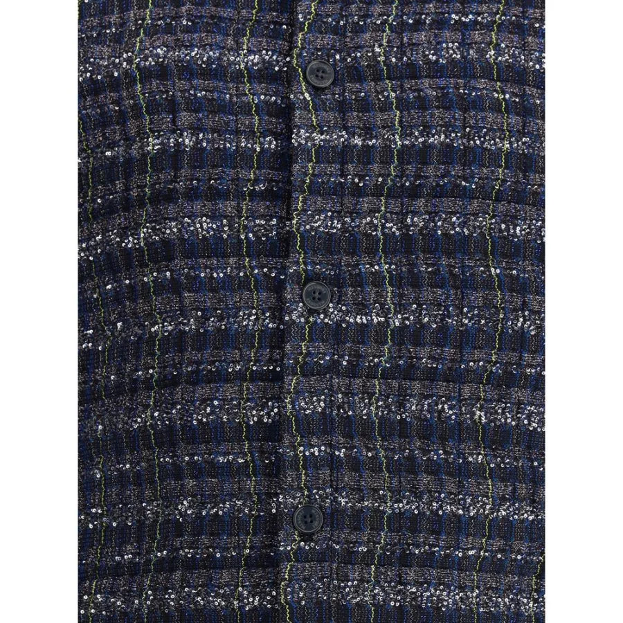 Missoni Blue Viscose Coat