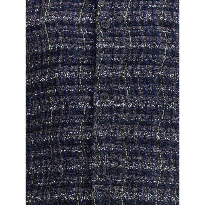 Missoni Blue Viscose Coat