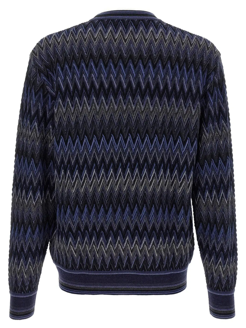 Missoni Blue Wool Cardigan