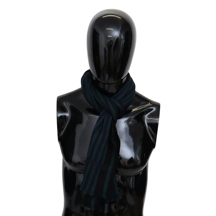 Missoni Multicolor Striped Wool Unisex Neck Wrap Shawl