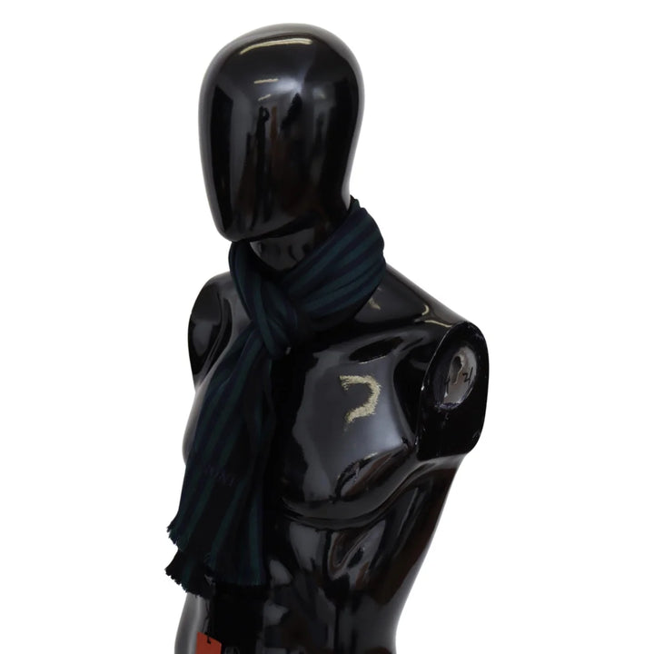 Missoni Multicolor Striped Wool Unisex Neck Wrap Shawl