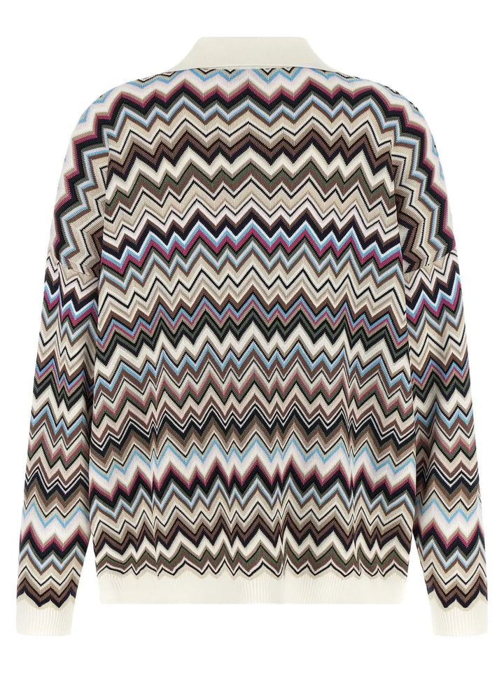 Missoni Multicolor Viscose Polo Shirt