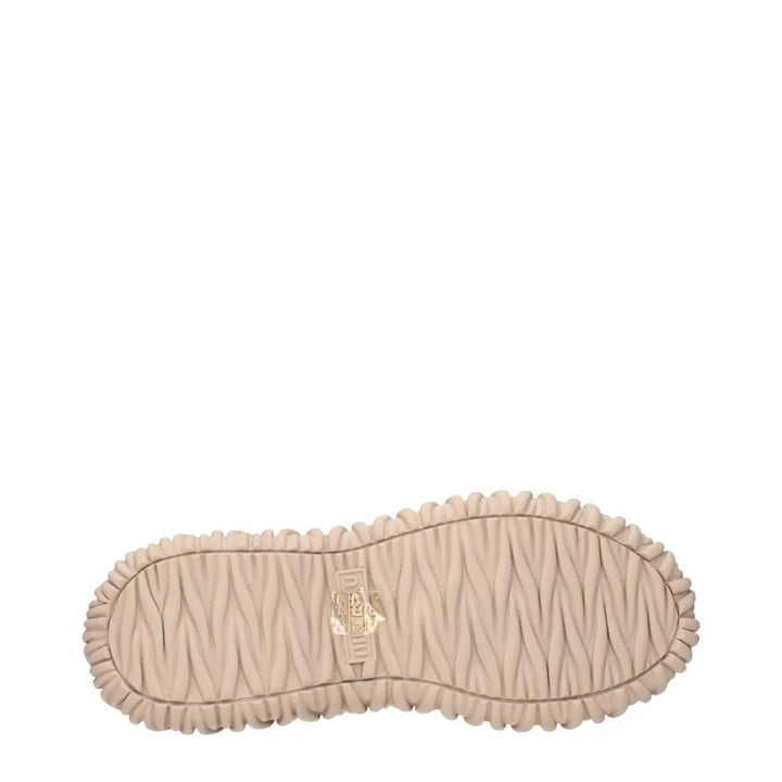Miu Beige Fabric Sneakers