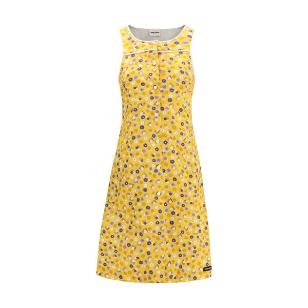 Miu Bicolor Cotton Casual Dress women’s dress