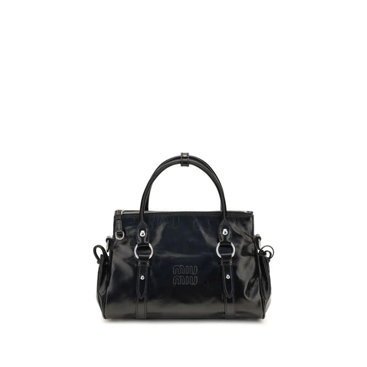 Women’s Miu Black Calf Leather Bos Taurus Handbag