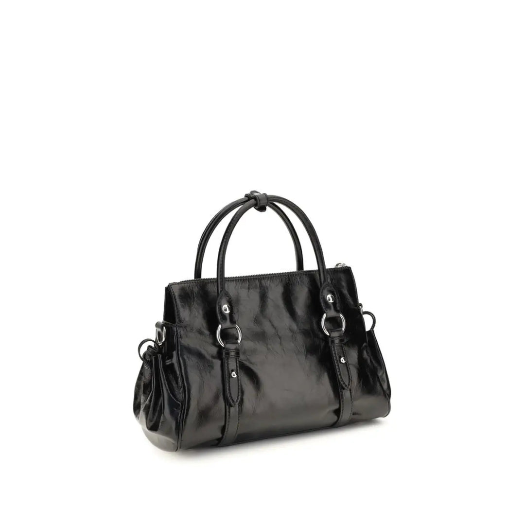 Women’s Miu Black Calf Leather Bos Taurus Handbag