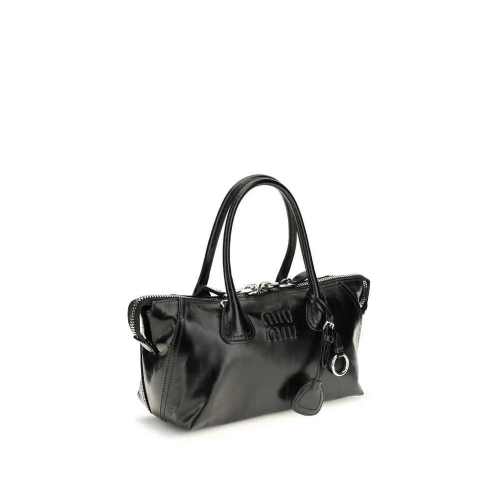 Women’s Miu Black Calf Leather Bos Taurus Handbag