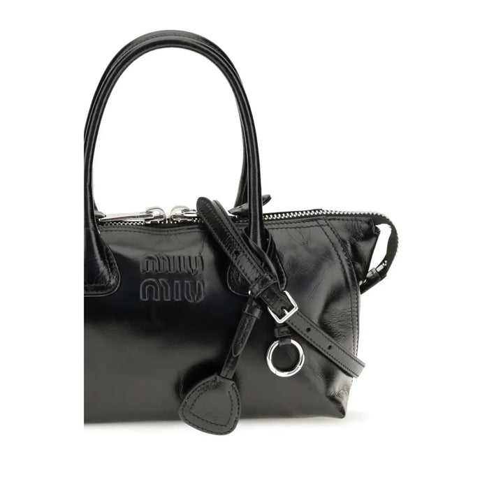 Women’s Miu Black Calf Leather Bos Taurus Handbag