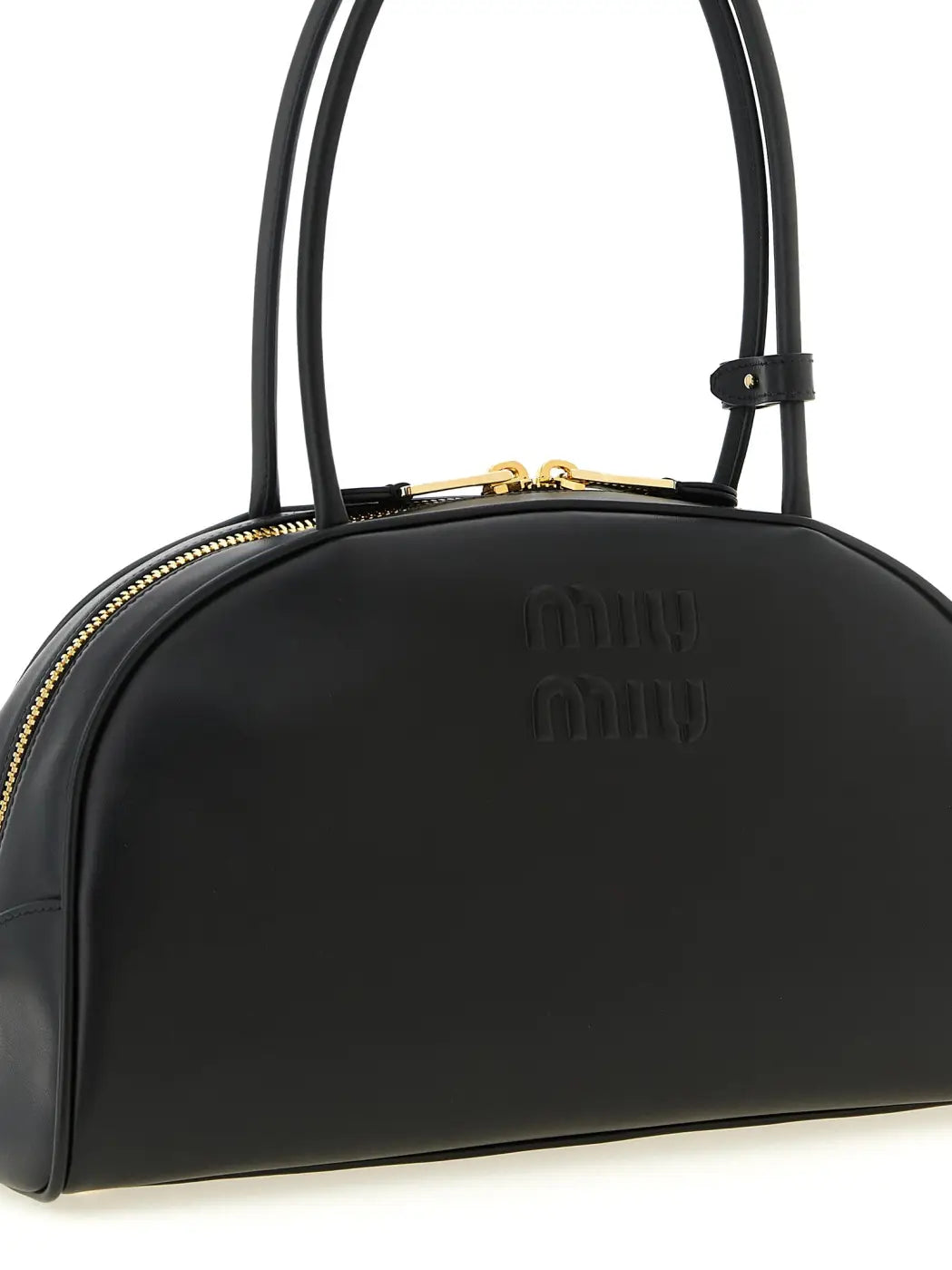 Women’s Miu Black Calfskin Shoulder Bag