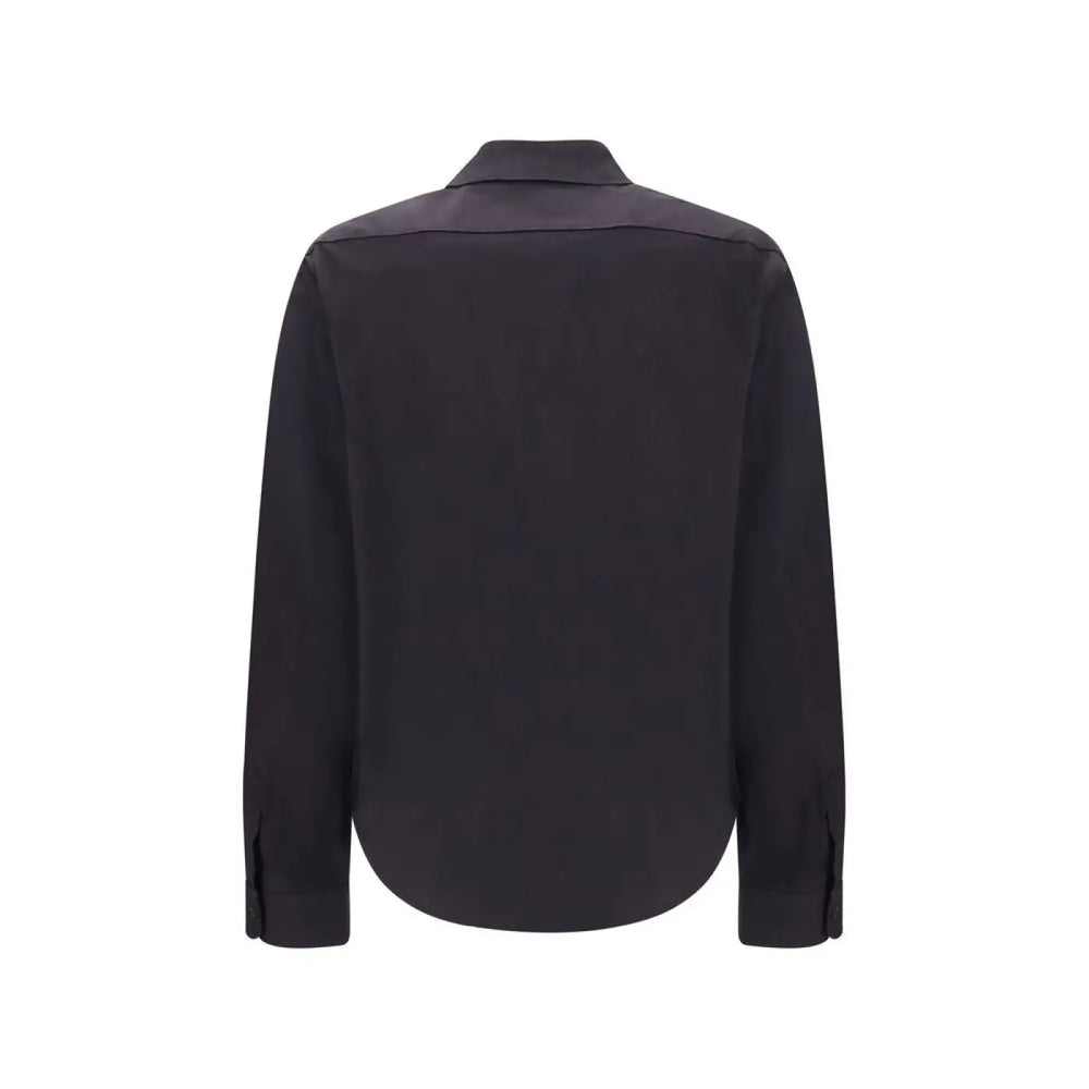 Miu Black Cotton Dress Shirt