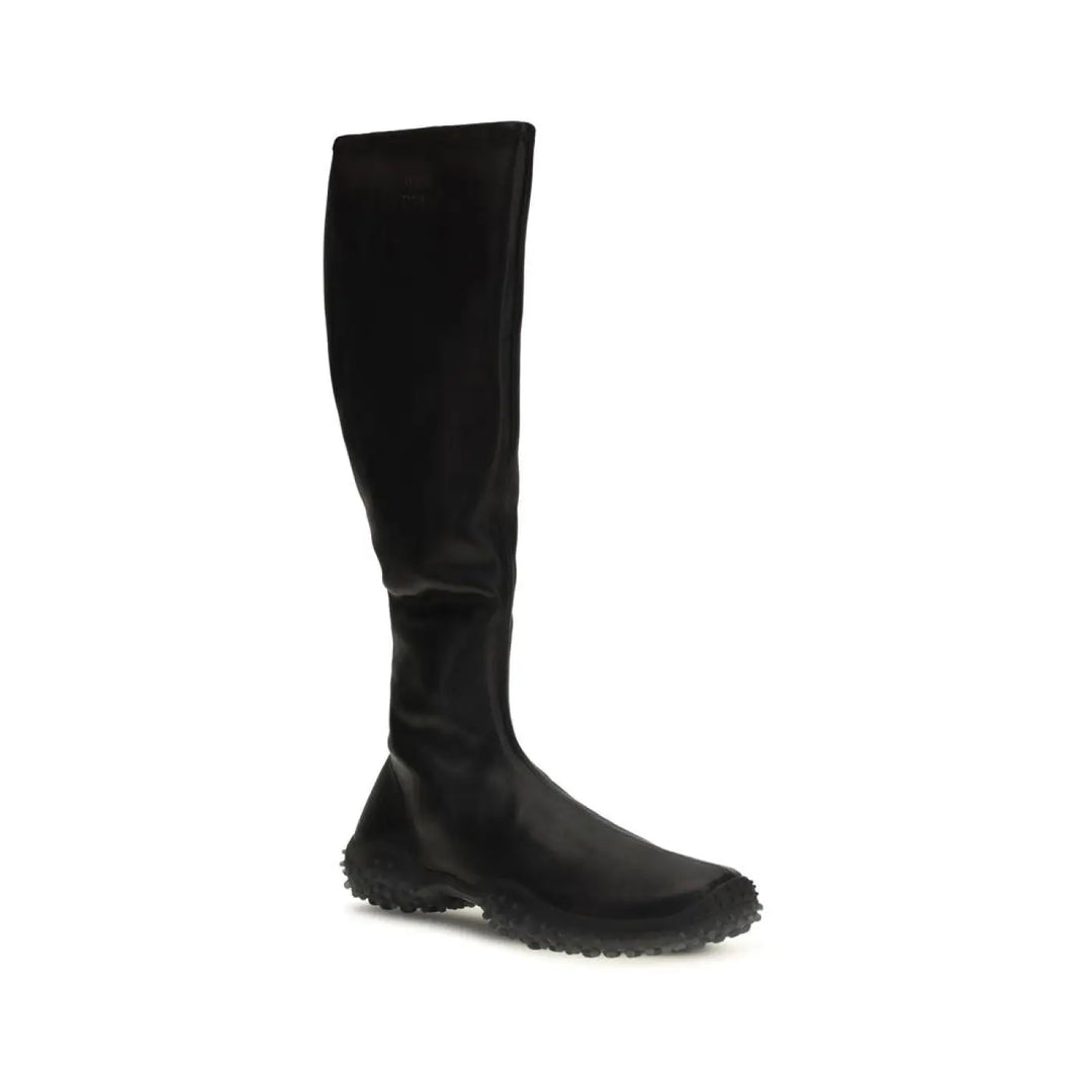 Miu Black Lamb Ovis Aries Ankle Boots