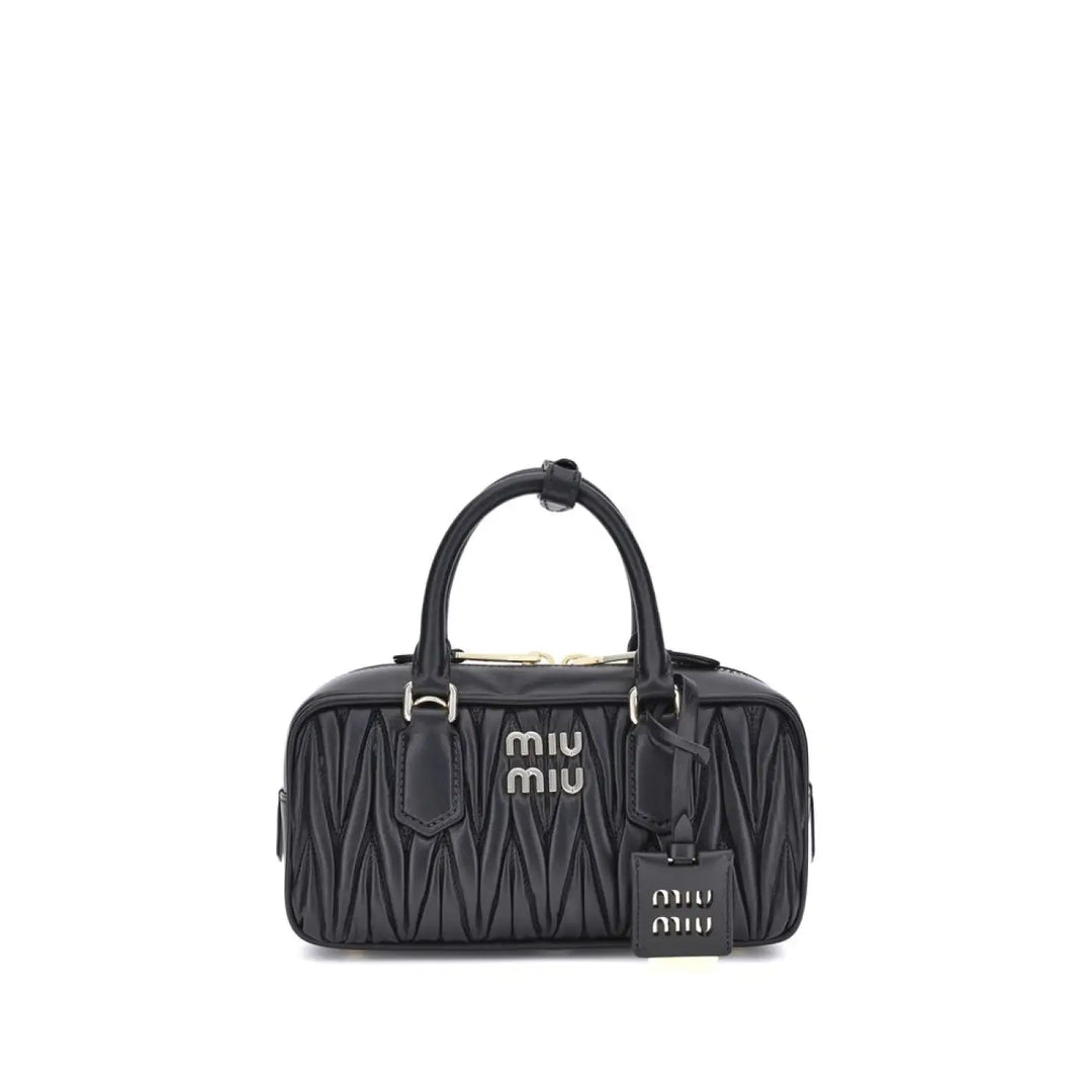 Miu Black Lamb Ovis Aries Handbag