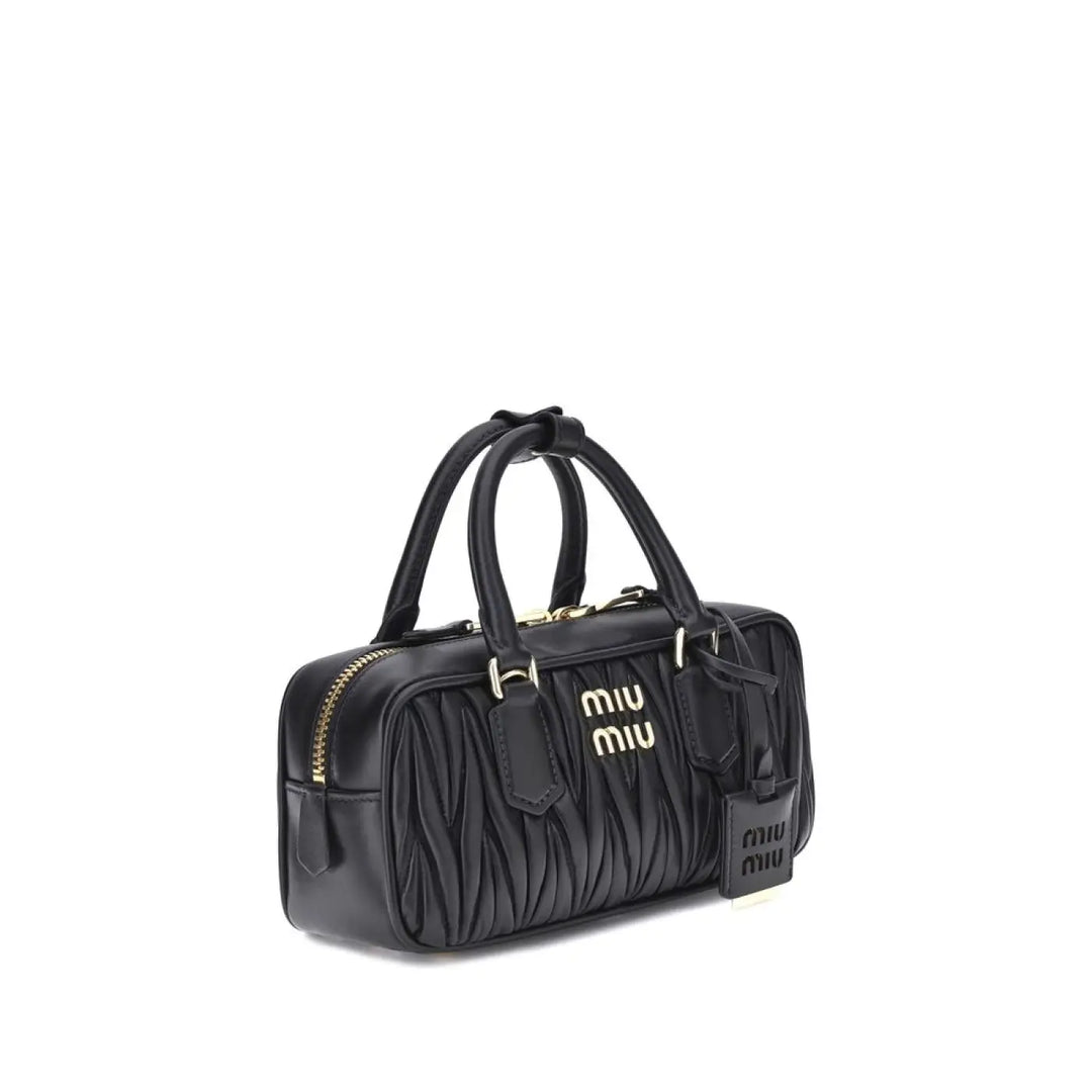 Miu Black Lamb Ovis Aries Handbag