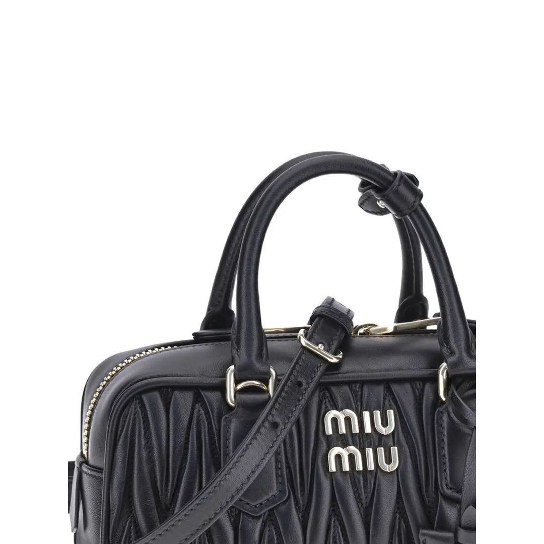Miu Black Lamb Ovis Aries Handbag