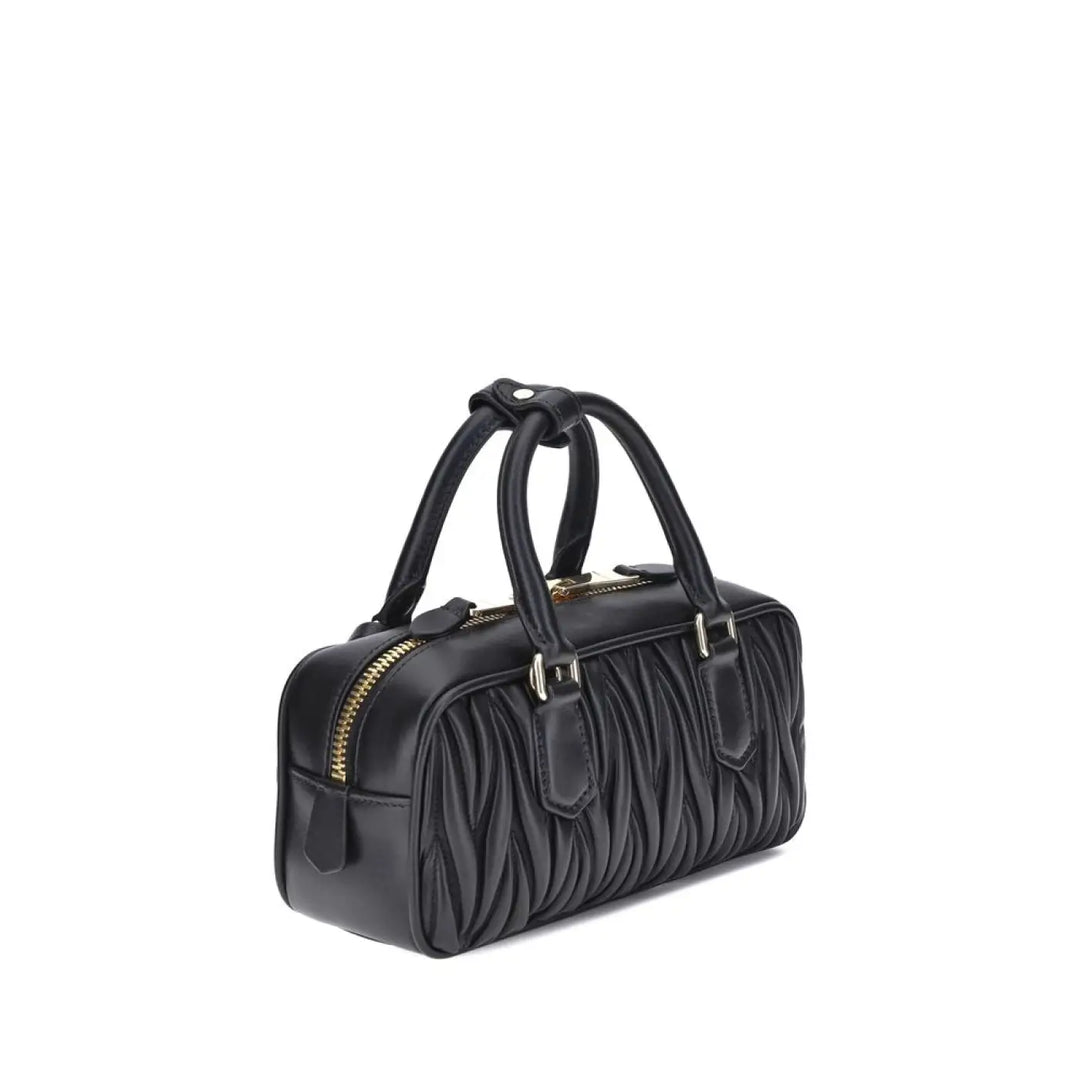Miu Black Lamb Ovis Aries Handbag