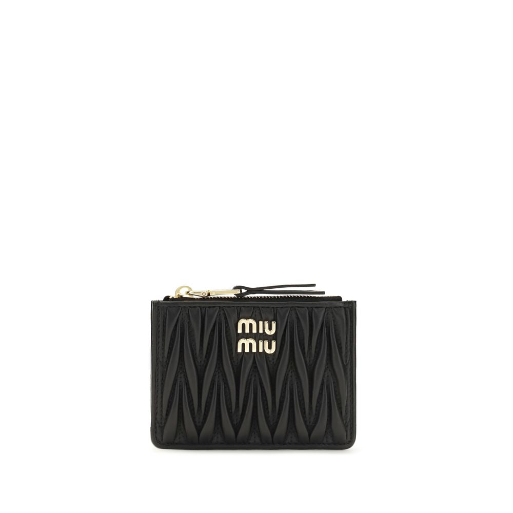 Miu Black Lamb Ovis Aries Wallet