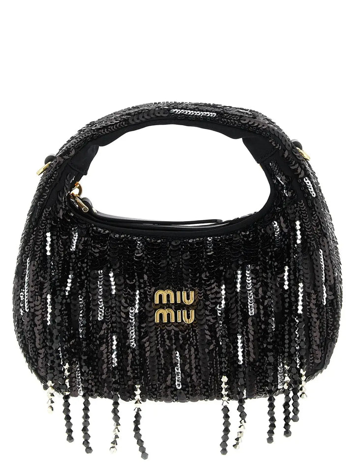 Women’s Miu Black Polyester Handbag