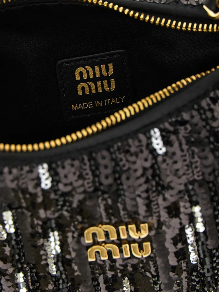 Women’s Miu Black Polyester Handbag
