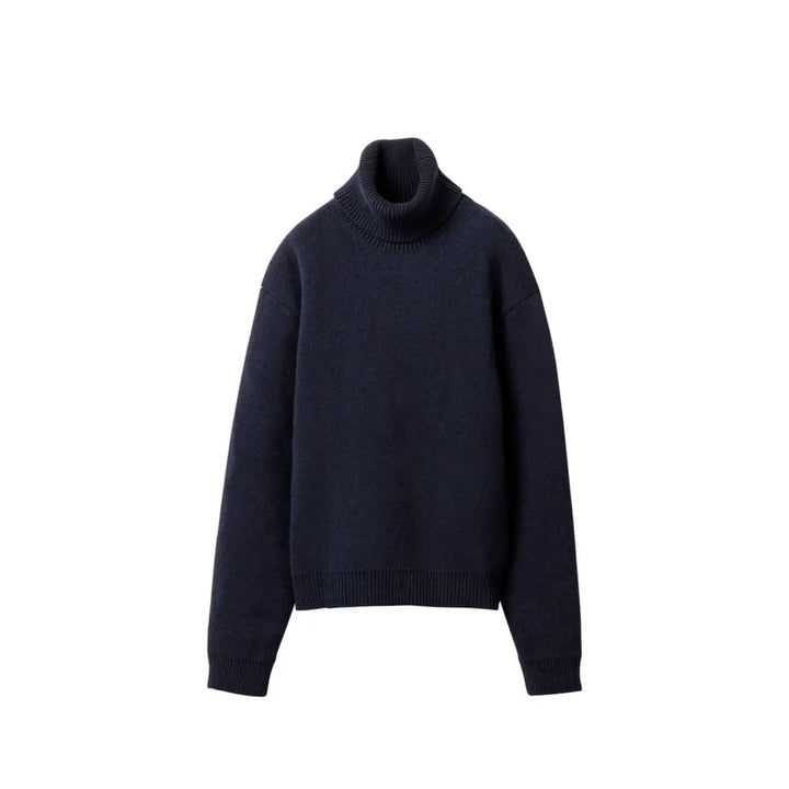 Miu Blue Cashmere Turtleneck