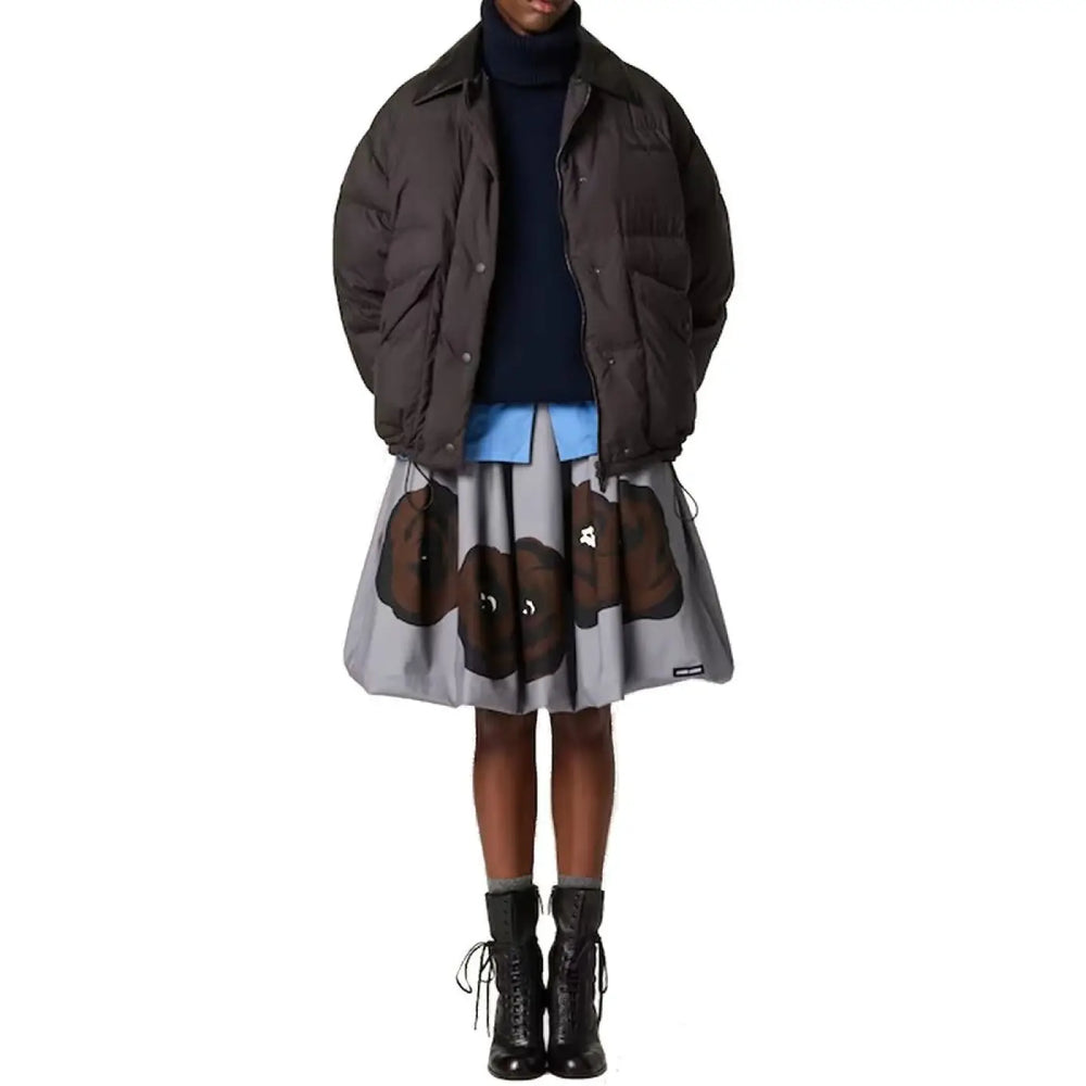 Miu Blue Cashmere Turtleneck