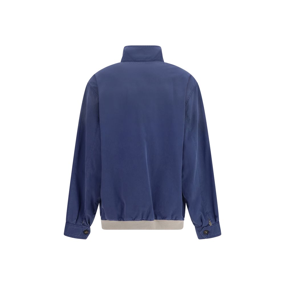 Miu Bomber Jackets - Blue Cotton