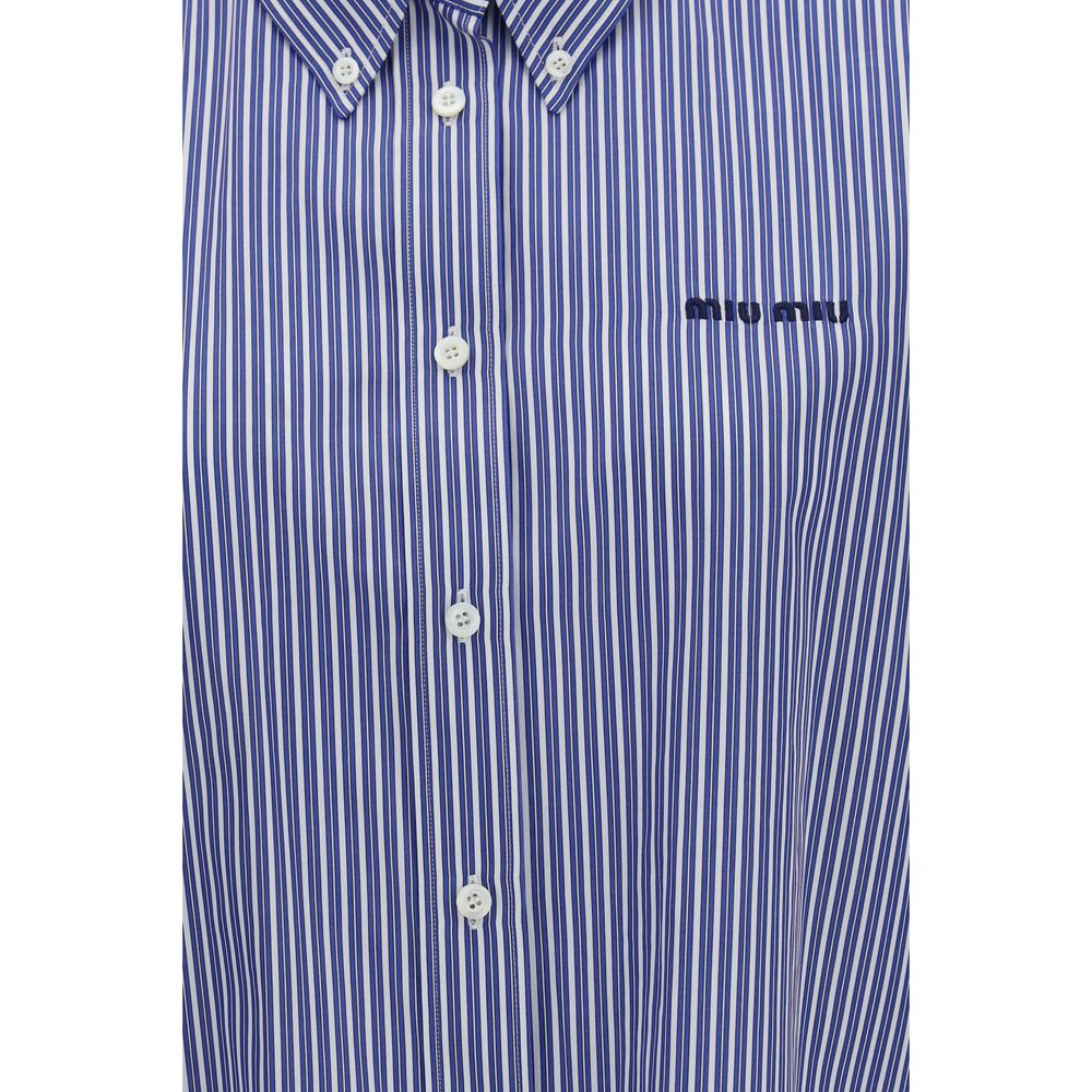 Miu Shirts - Blue Cotton Dress Shirt