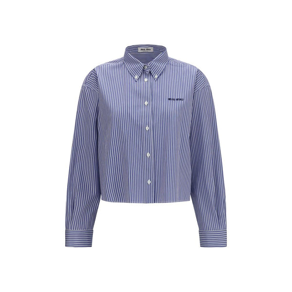 Miu Shirts - Blue Cotton Dress Shirt