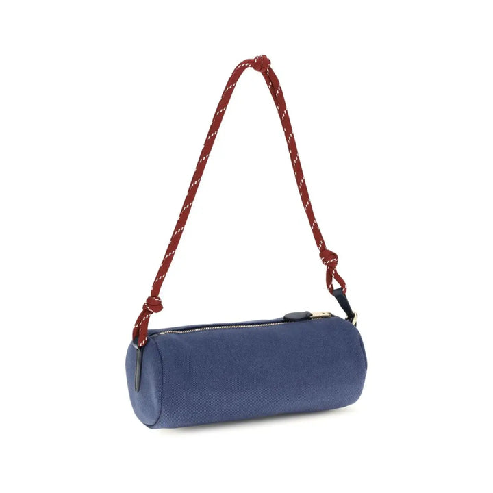 Women’s Miu Blue Cotton Shoulder Bag