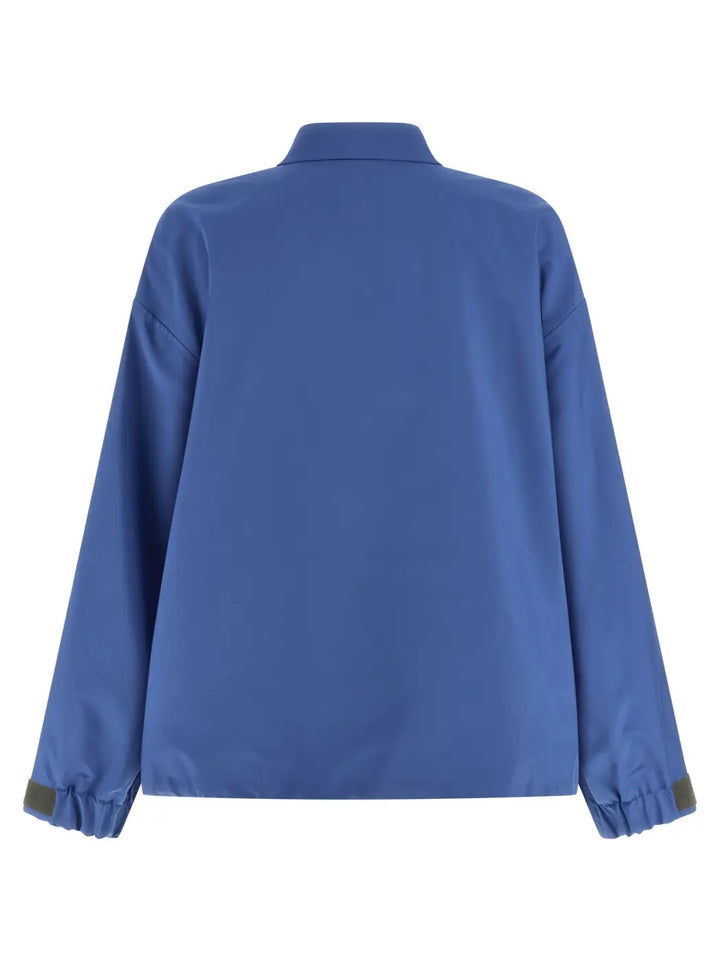Miu Blue Recycled Polyester Shell Jacket