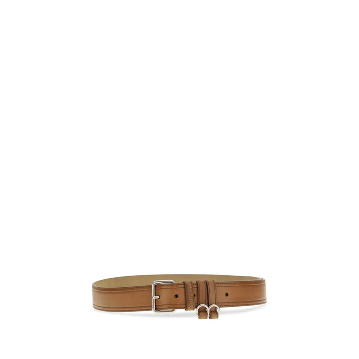 Miu Brown Calf Leather Bos Taurus Regular Belt