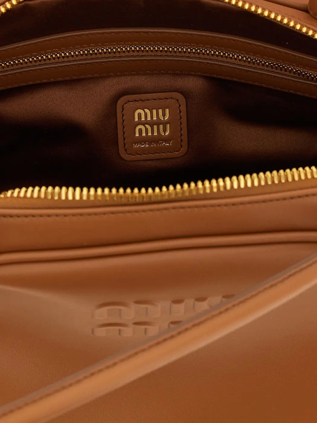 Women’s Miu Brown Calfskin Shoulder Bag