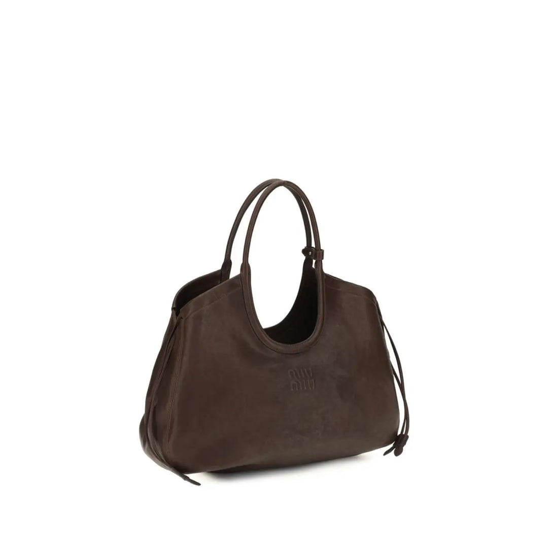 Miu Brown Lamb Ovis Aries Handbag