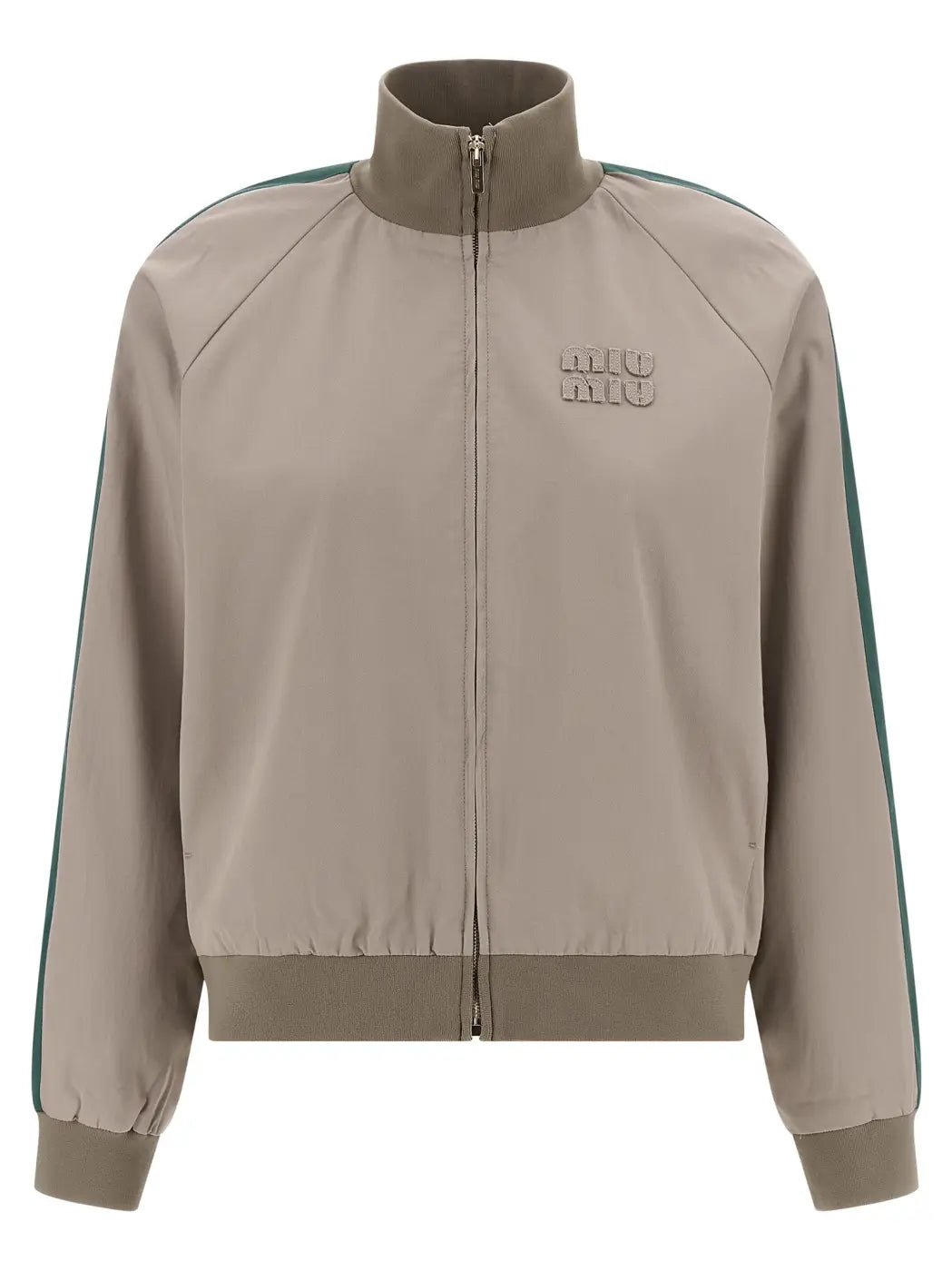 Miu Gray Cotton Bomber